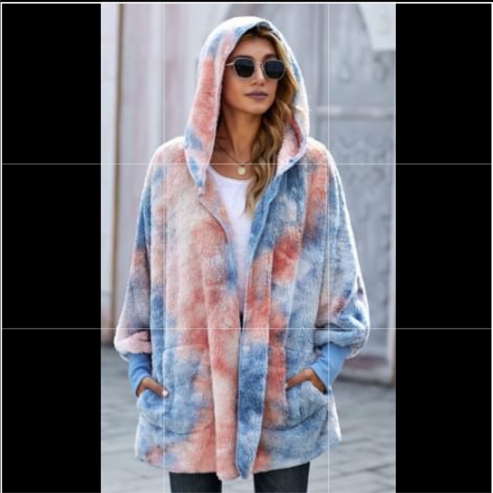 Fleece plush jacket